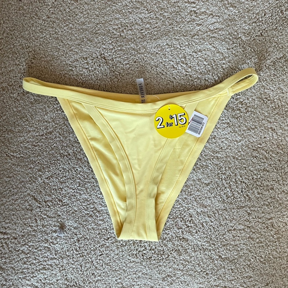 NWT Yellow High-Rise Bikini